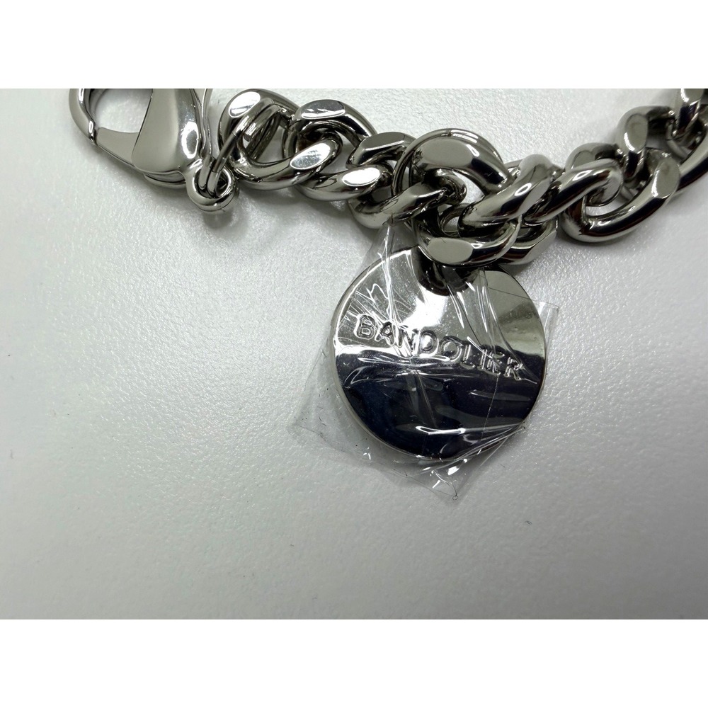 Bandolier Wristlet Circle Heart Charm Silver Strap for Bandolier Phone Case New - Picture 3 of 5